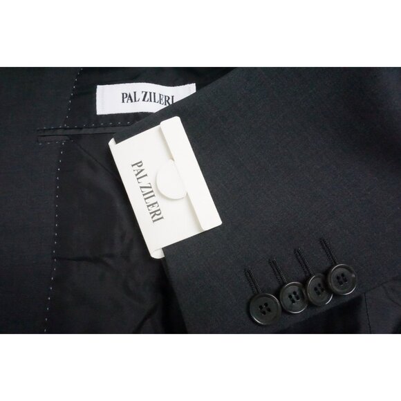Pal Zileri Other - Pal Zileri Solid Gray Wool 2 Pc Suit Jacket Pant 42R BRAND NEW